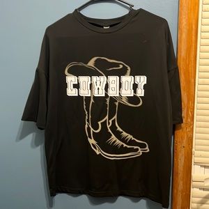 Shein Cowboy Oversized shirt SMALL